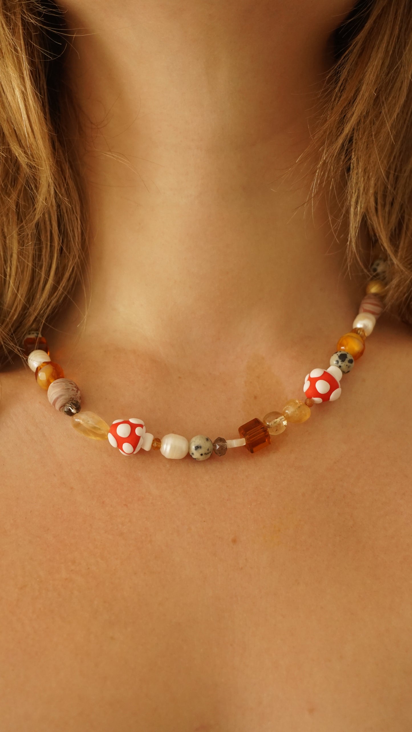 Mushroom Necklace