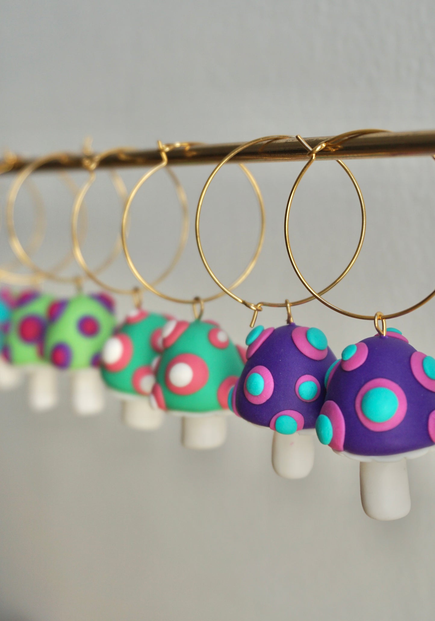 Big Mushroom Earrings