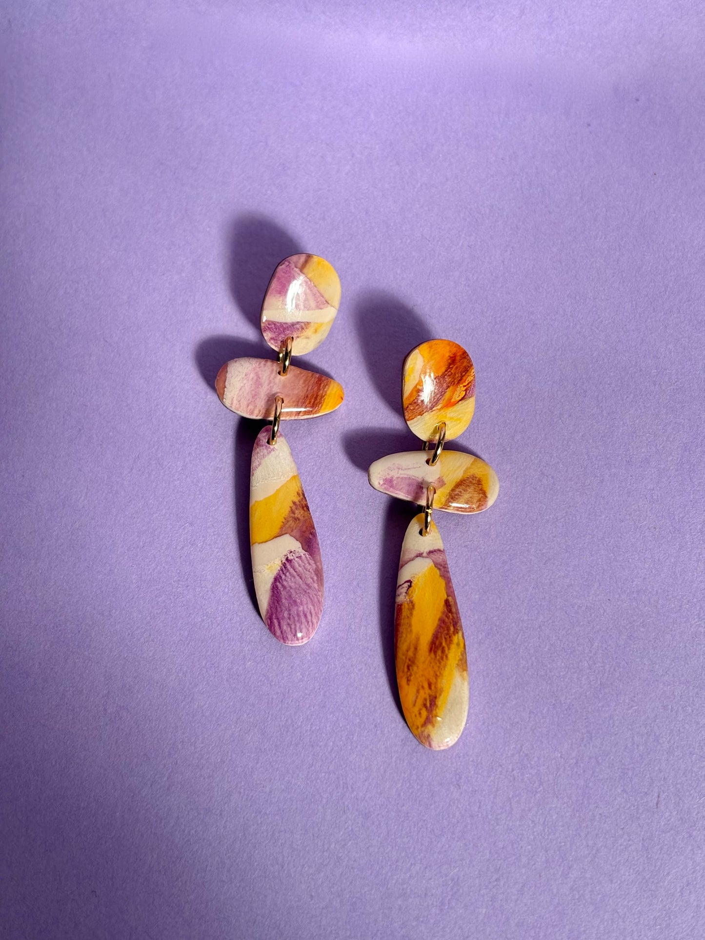 Mini Caterpillar Earrings
