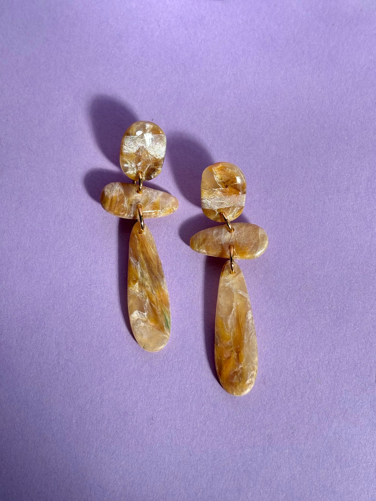 Mini Caterpillar Earrings