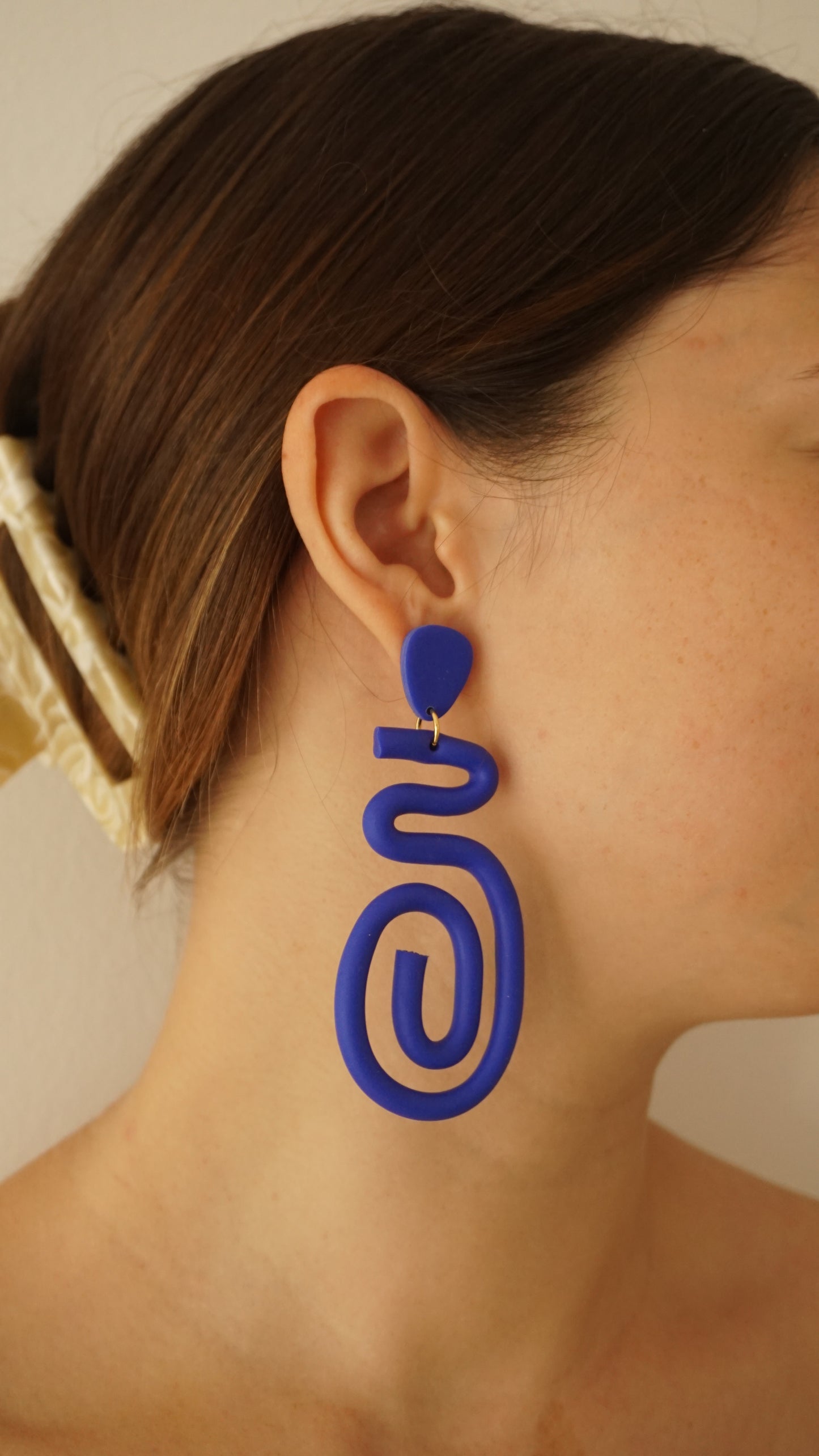 Spirulina Earrings (Matte)
