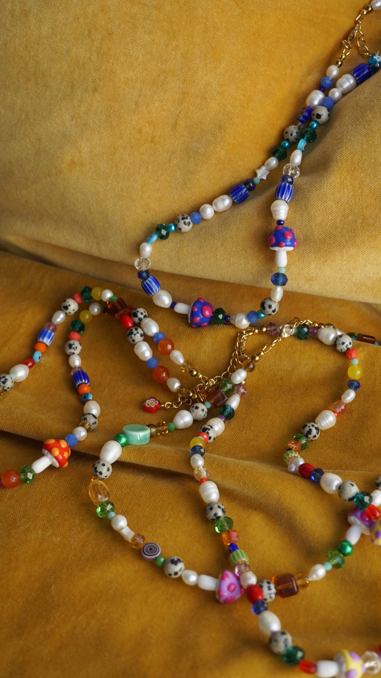 Mushroom Necklace