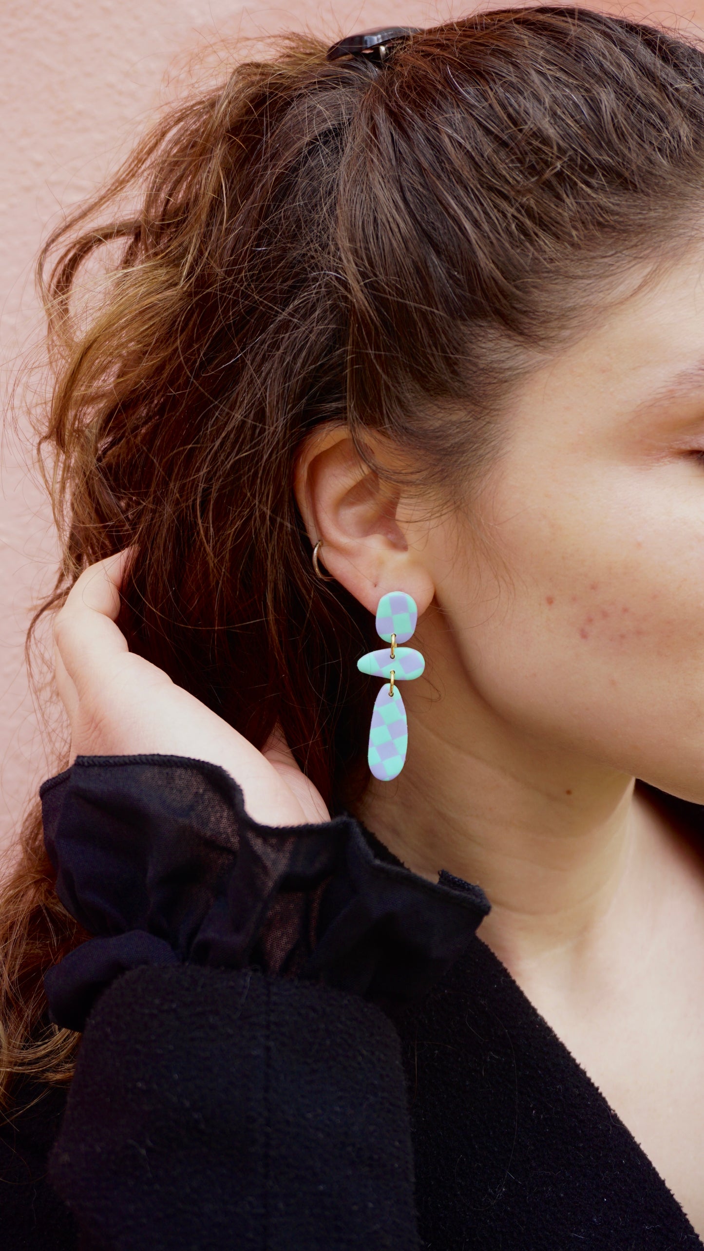 Mini Caterpillar Earrings