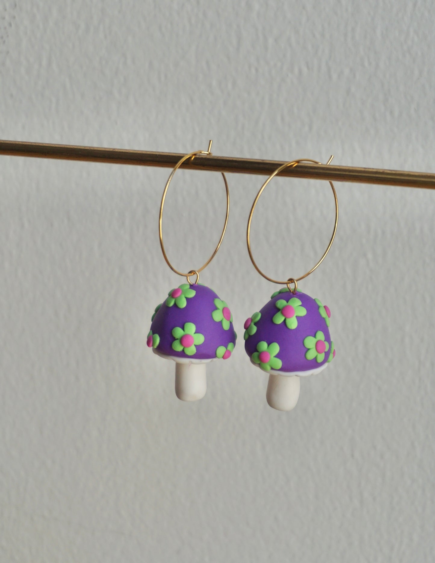 Big Mushroom Earrings