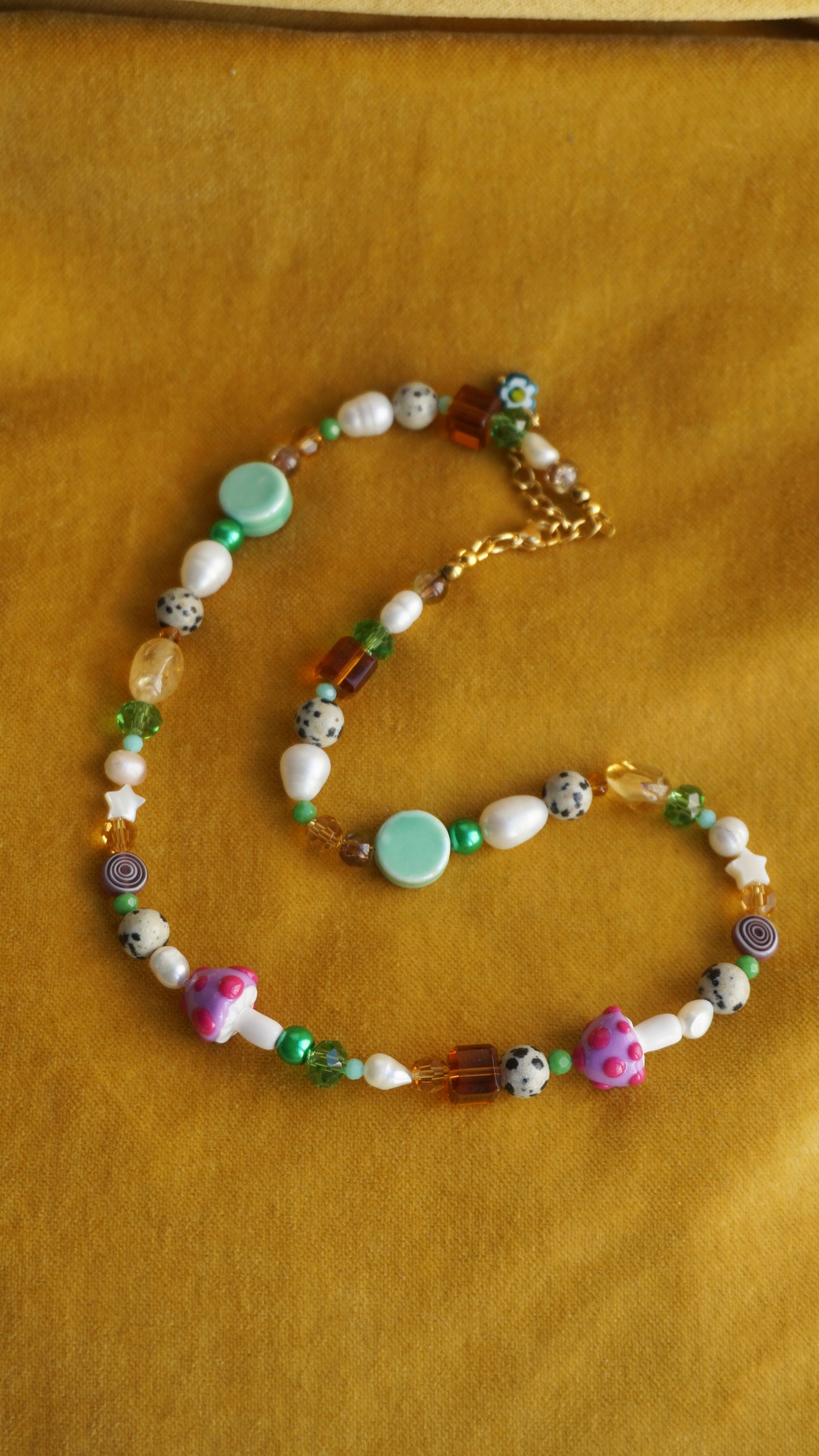 Mushroom Necklace