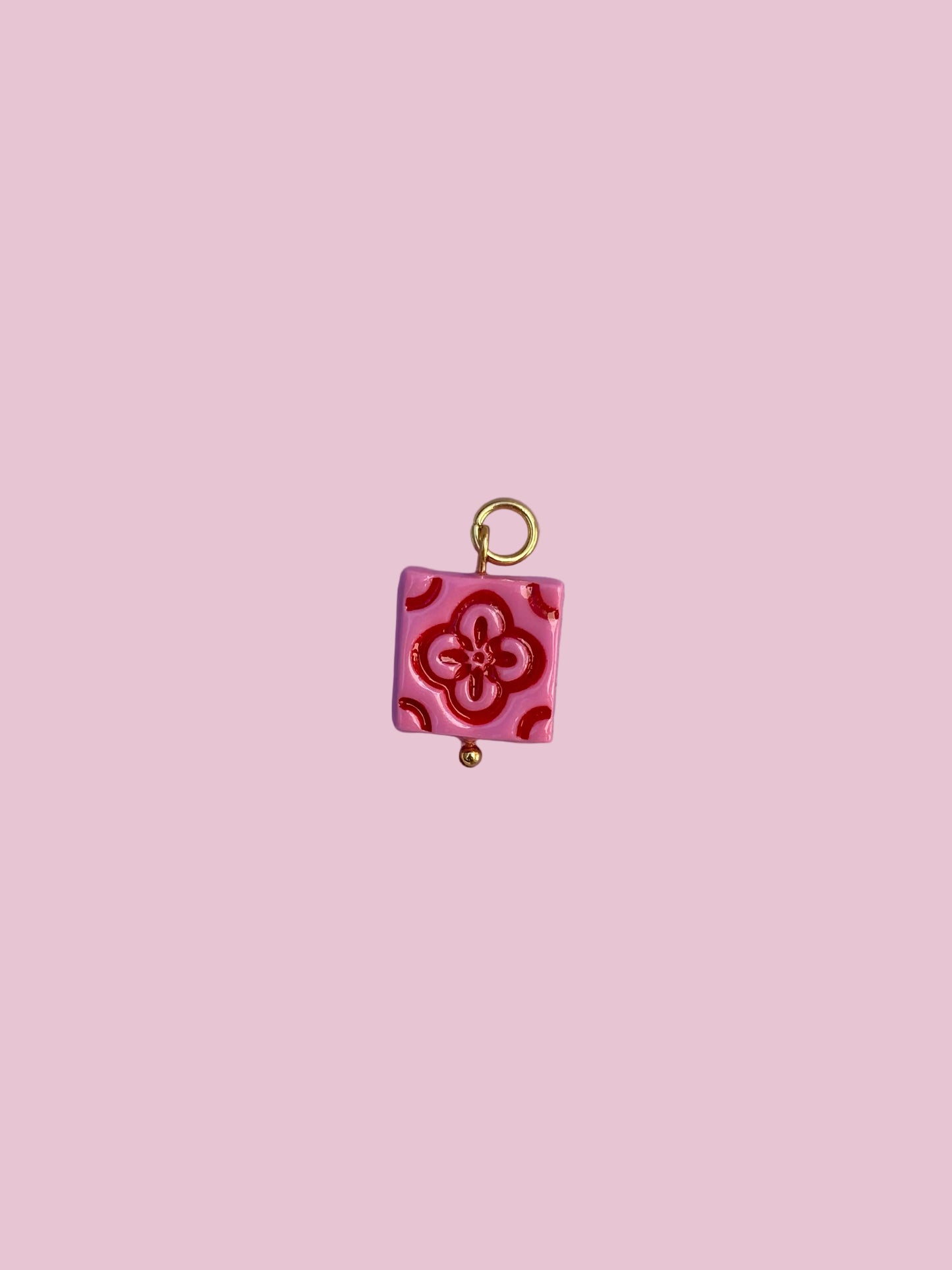 Pink Azulejo Charm