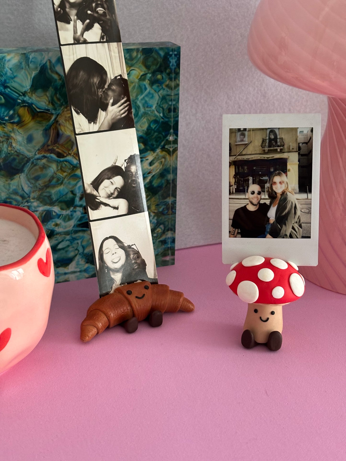Croissant Photo Holder