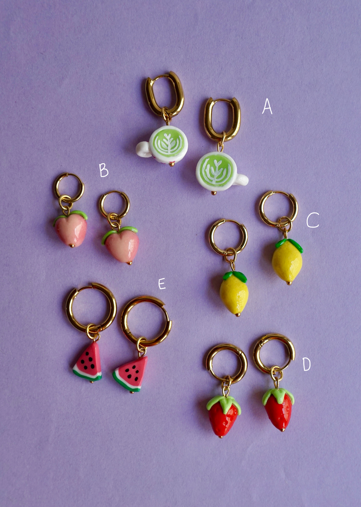 Hoops (without charms)