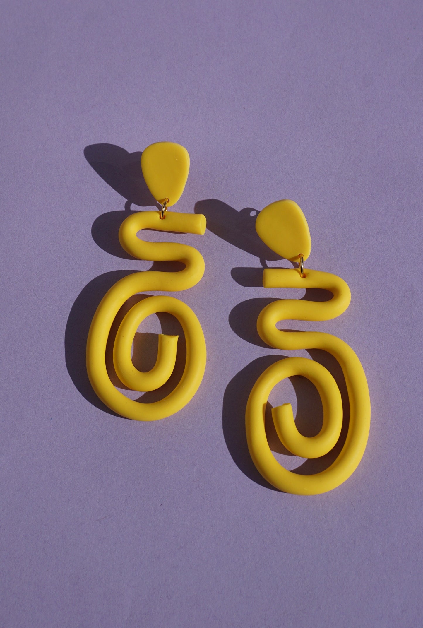 Spirulina Earrings (Matte)