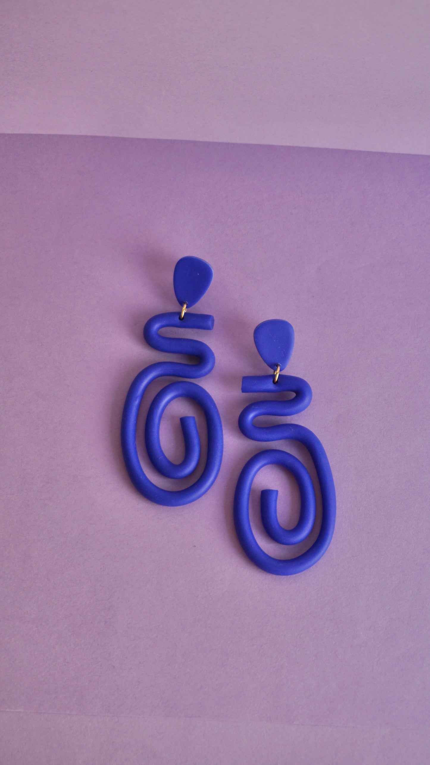 Spirulina Earrings (Matte)