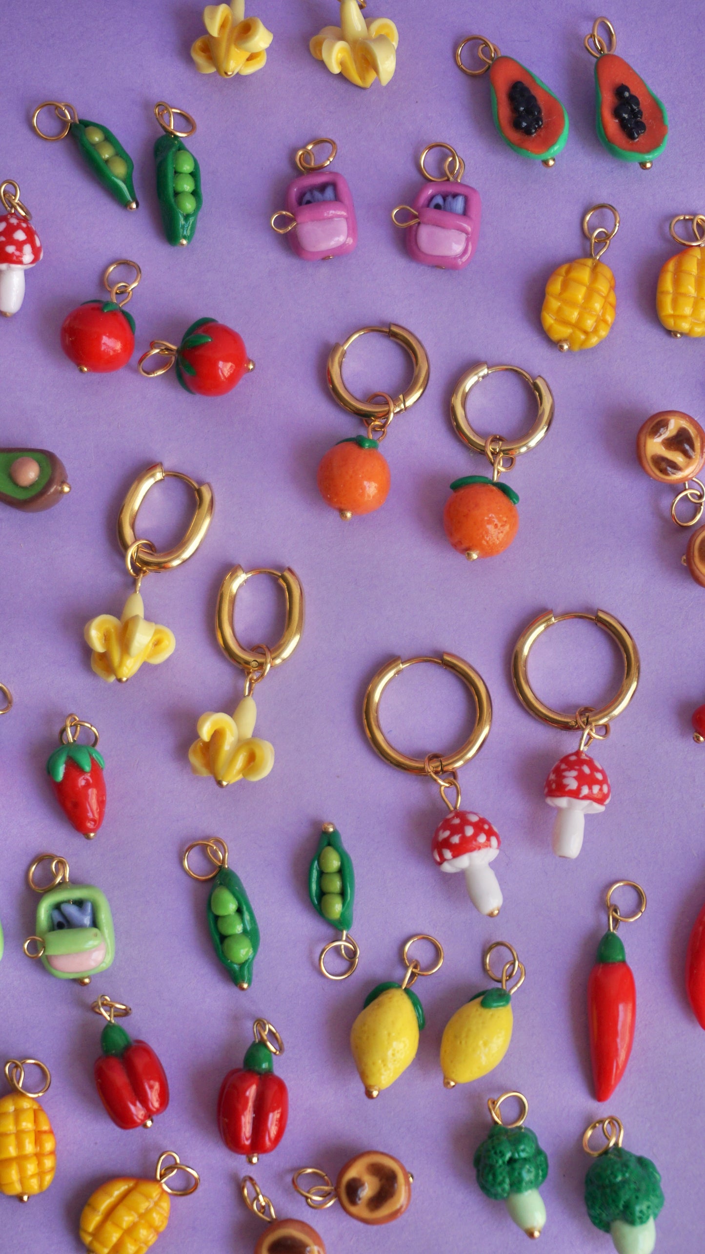 Hoops (without charms)