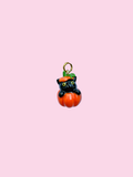 Pumpkin Kitty Charm