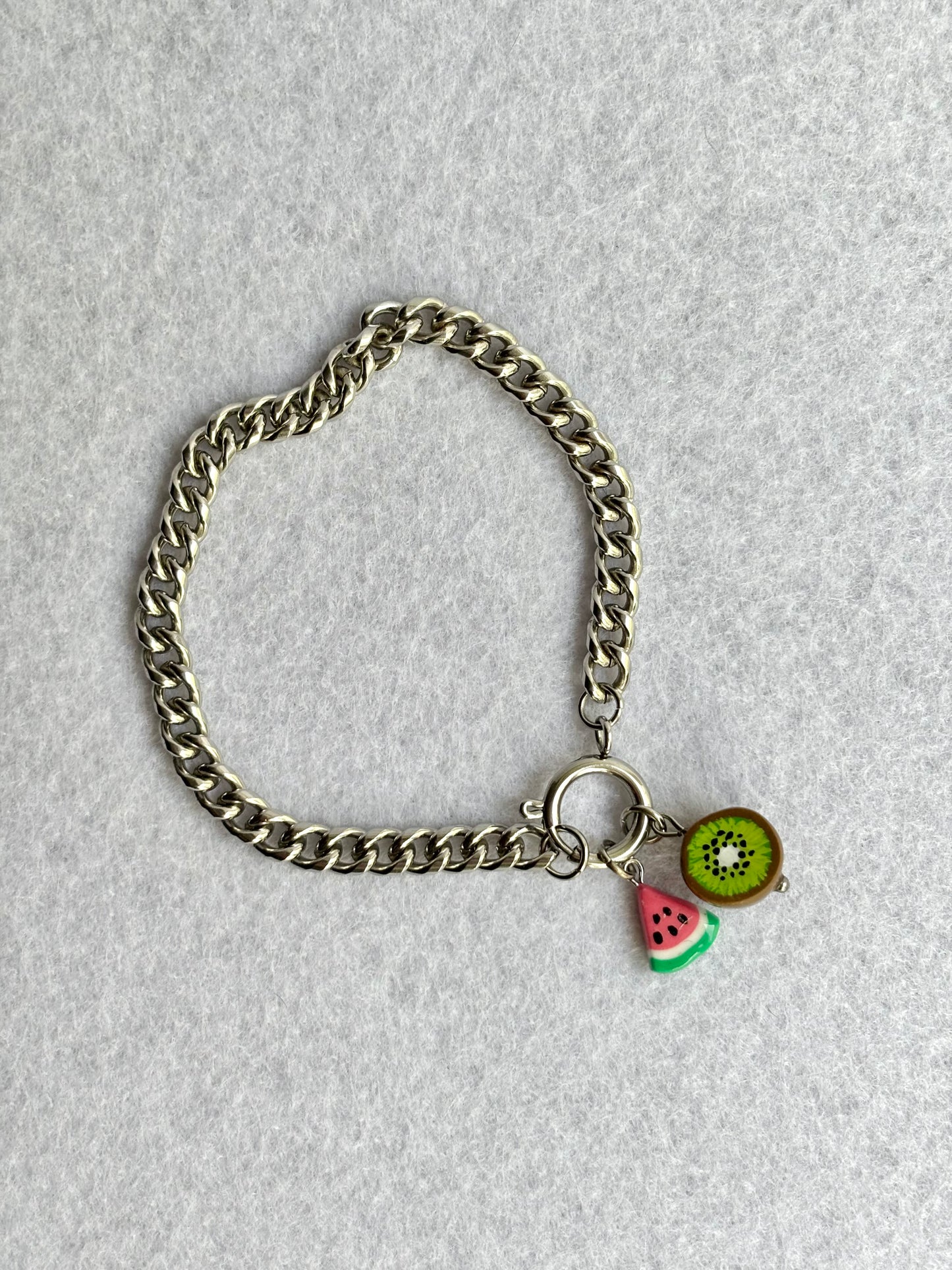 Chain Bracelet (for charms) Silver