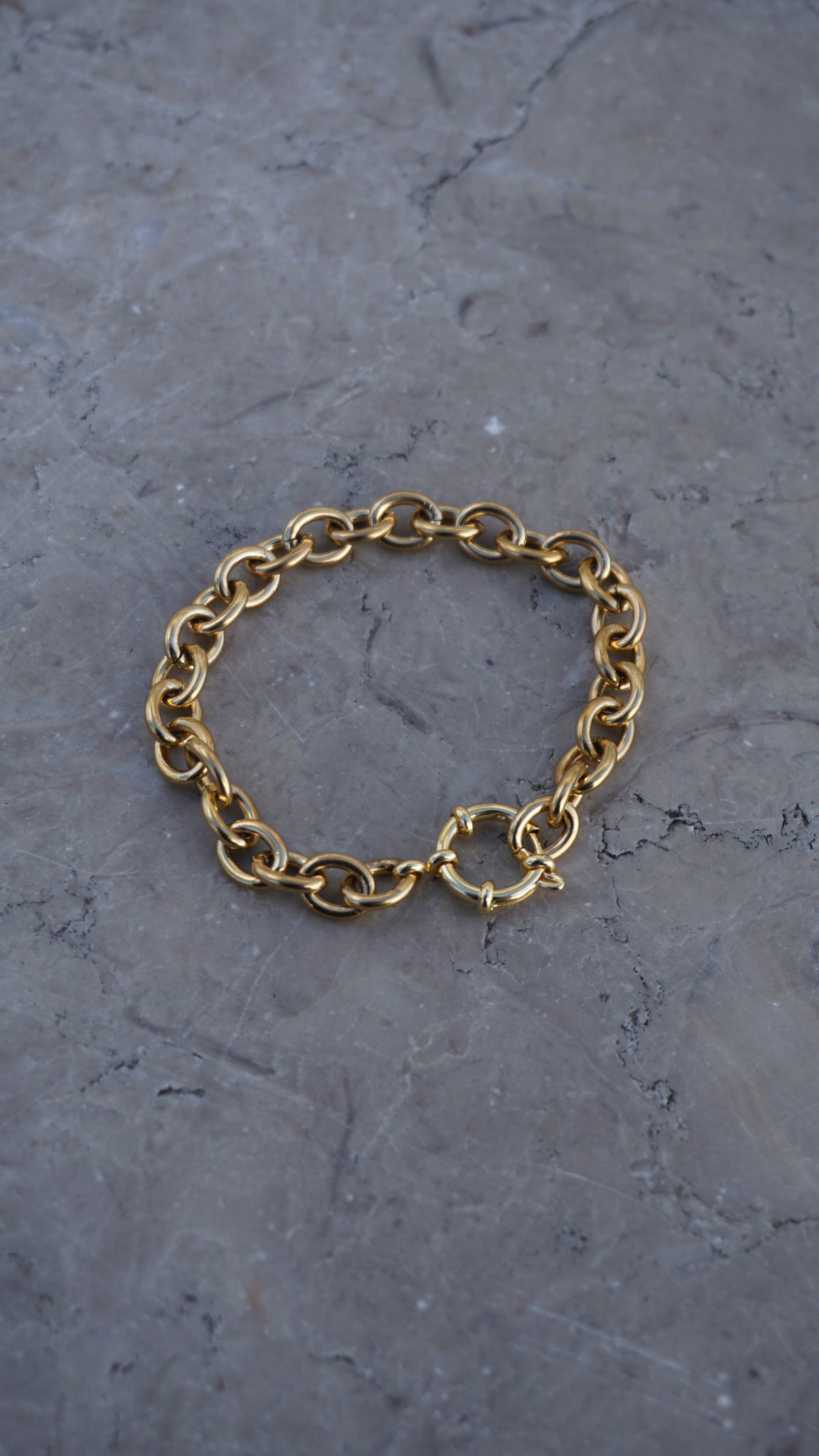 Chain Bracelet (for charms) Gold