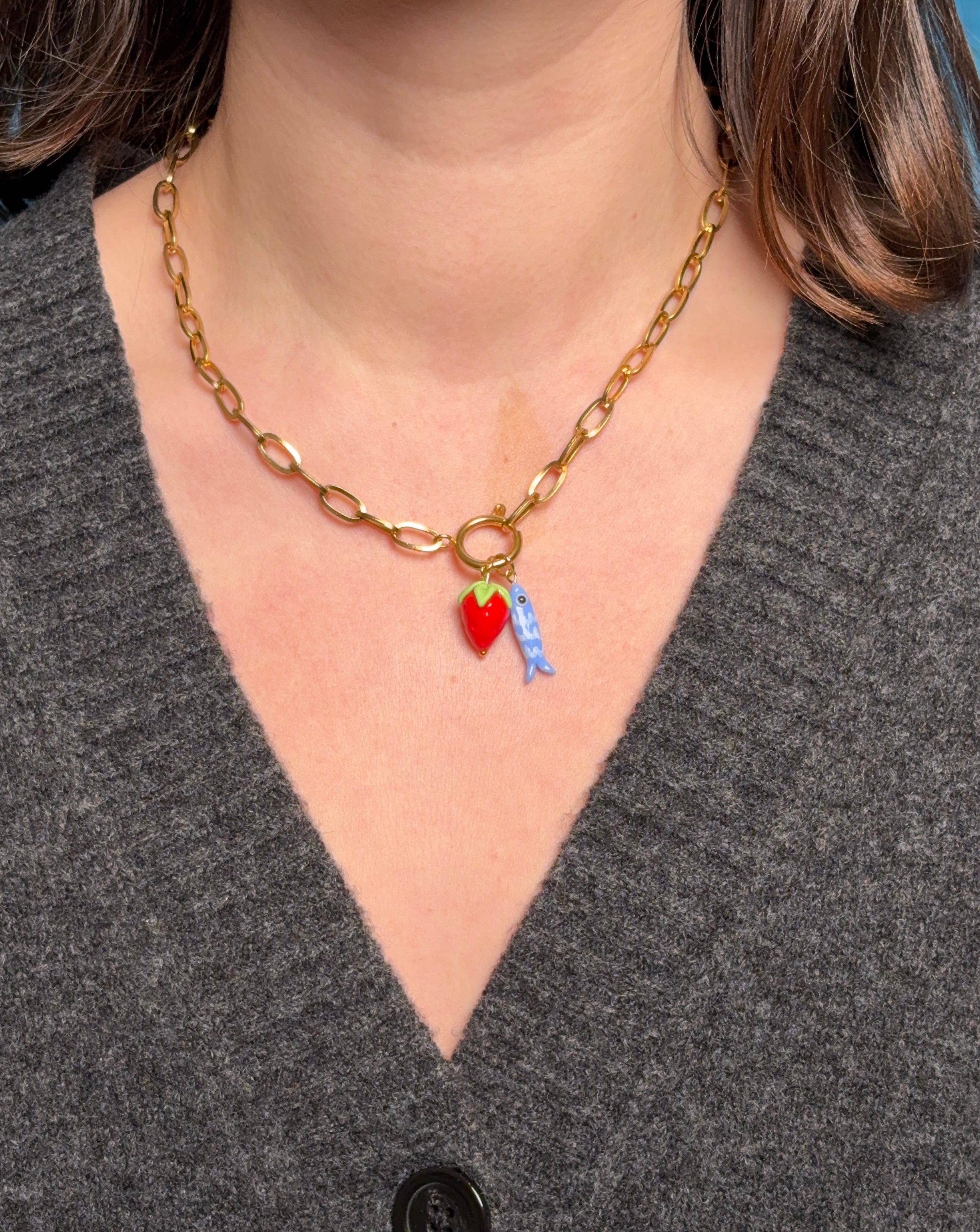 Single Sardine Charm