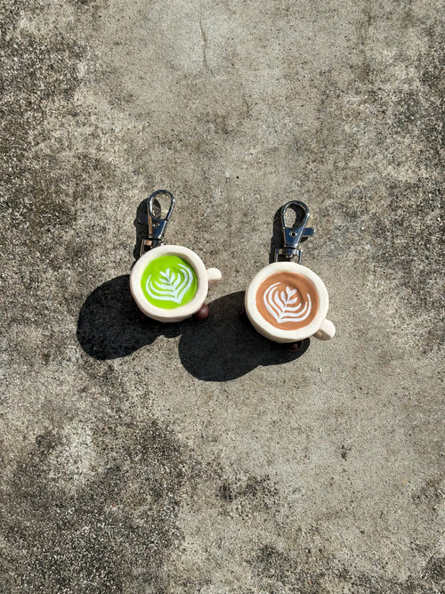 Cappuccino / Matcha Cutie Keychain