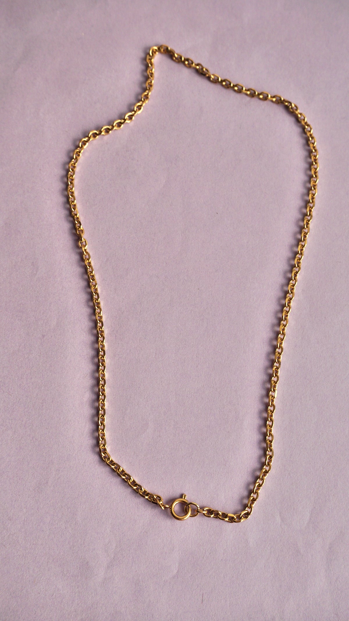 Chain Necklace (for charms) Gold