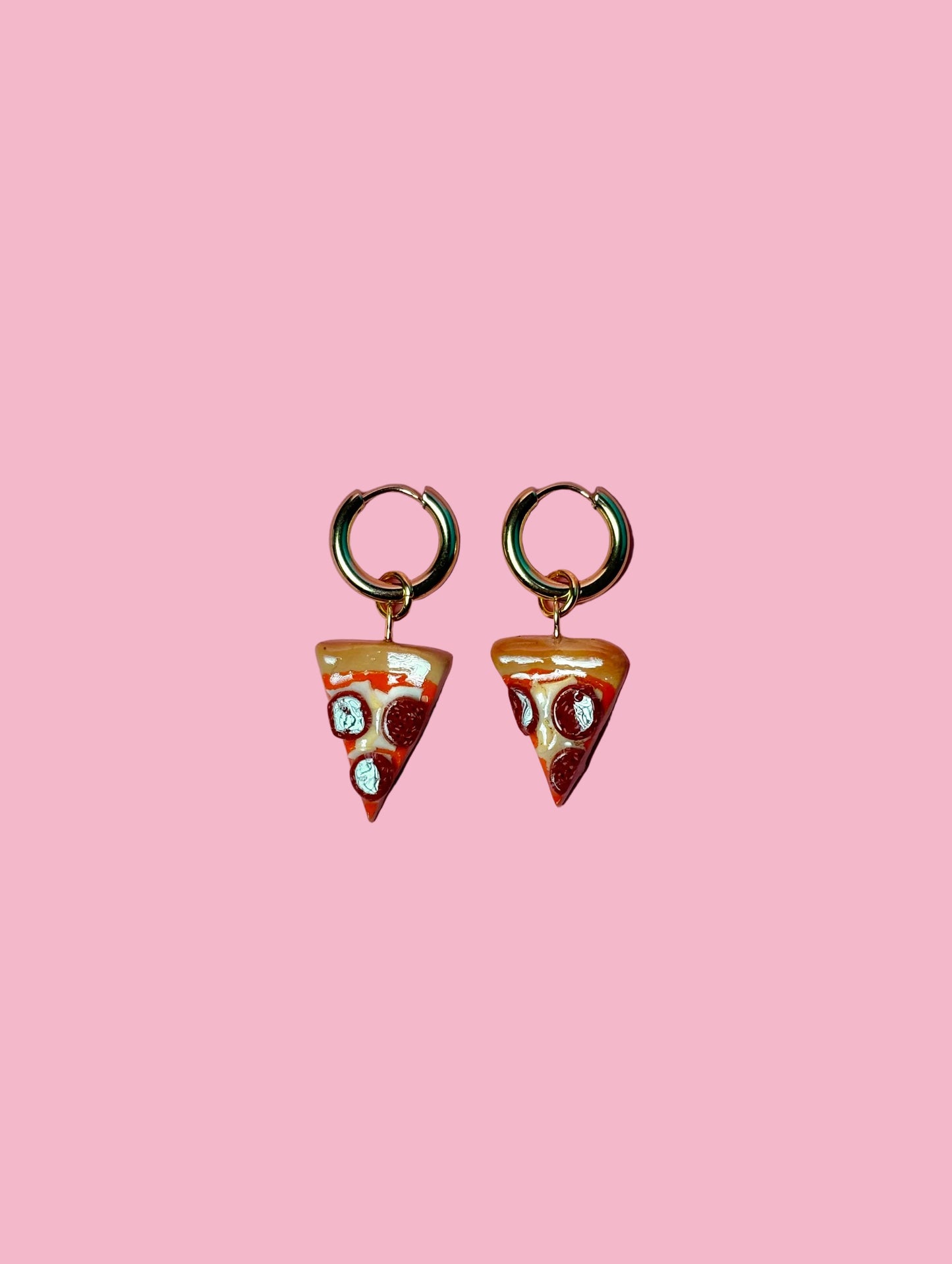 Pizza Earrings