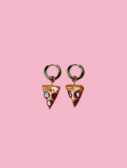 Pizza Earrings
