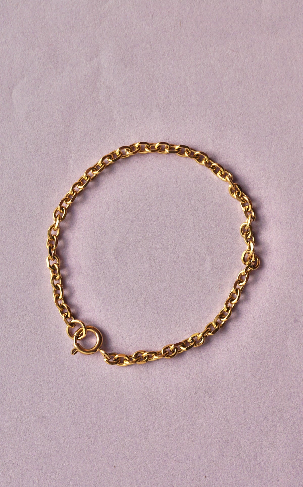Chain Bracelet (for charms) Gold