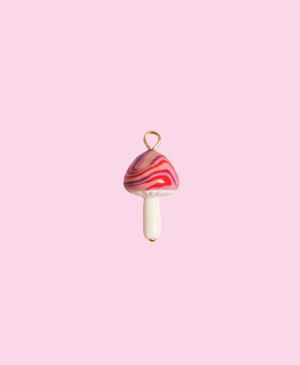 Stripey Shroom Charm