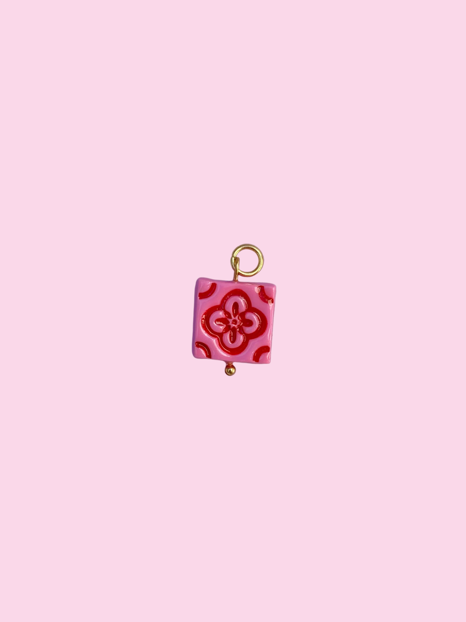 Pink Azulejo Charm