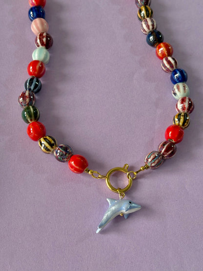 Disco Dolphin Charm