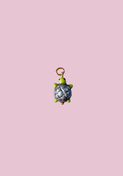 Disco Turtle Charm