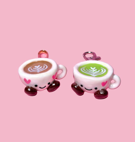 Cappuccino / Matcha Cutie Keychain