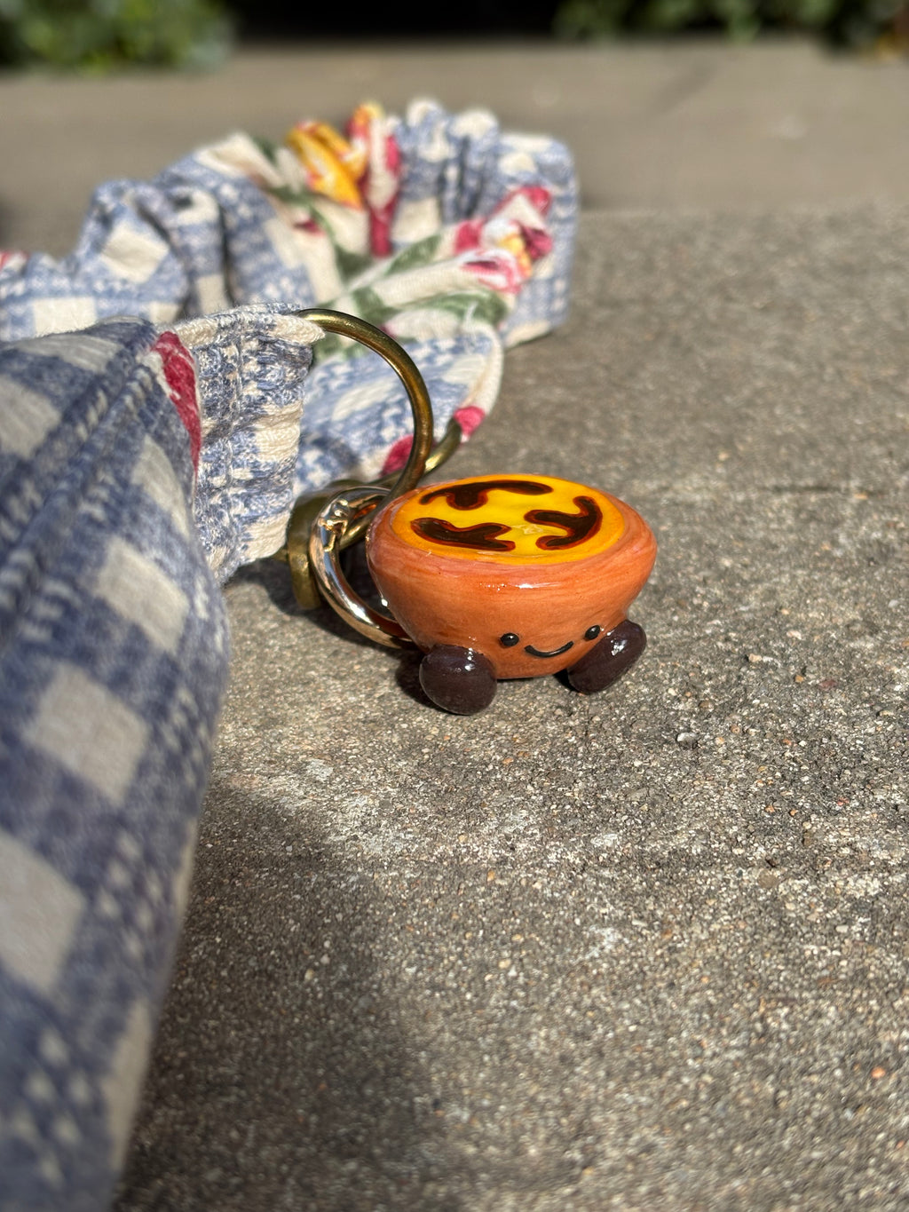 Pastel de Nata Cutie Keychain