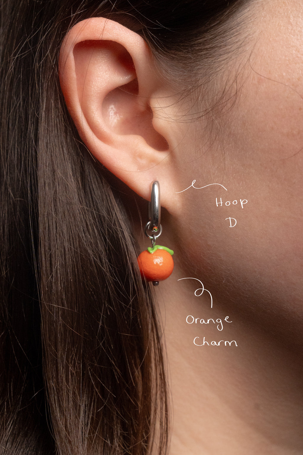 Hoops (without charms) Silver