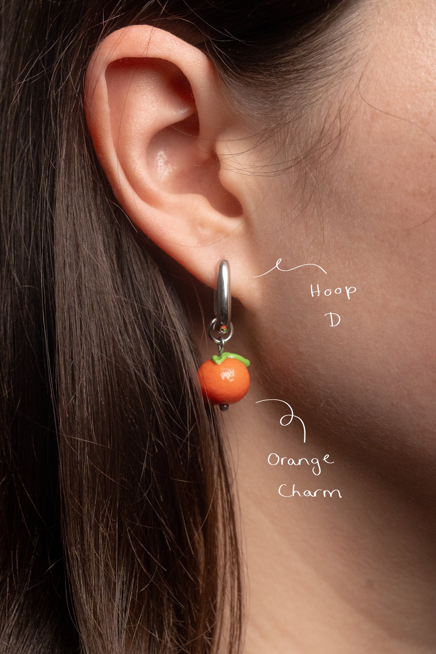 Hoops (without charms) Silver