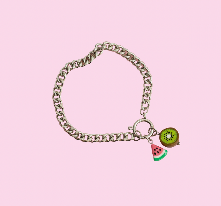 Chain Bracelet (for charms) Silver