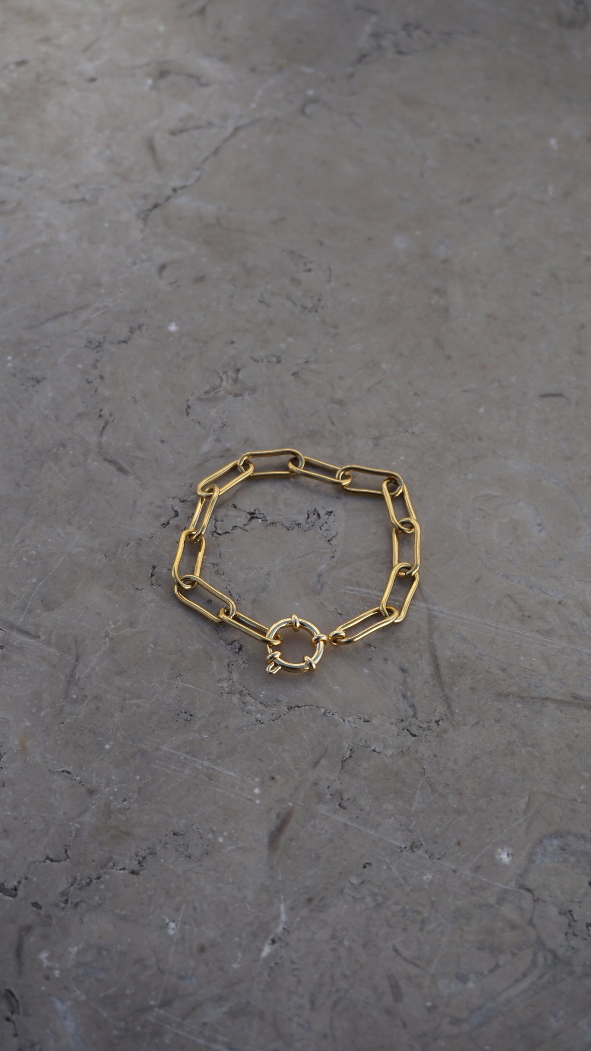 Chain Bracelet (for charms) Gold