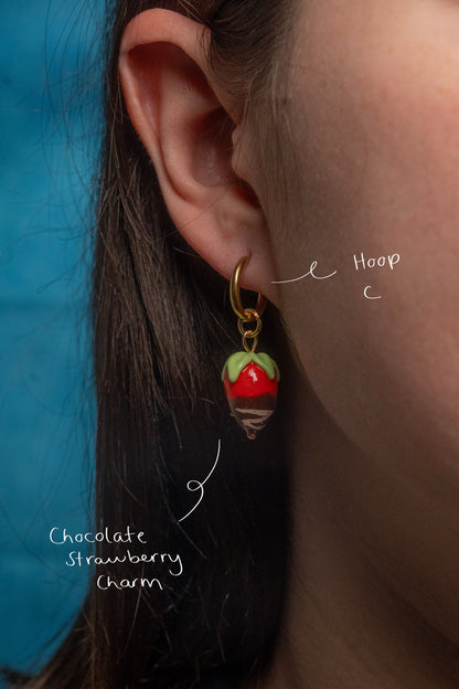 Hoops (without charms) Gold