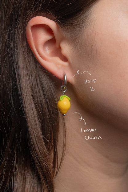 Hoops (without charms) Silver