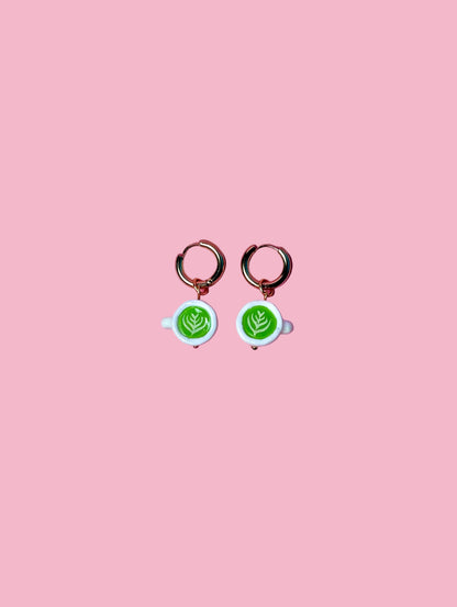 Cappuccino / Matcha Earrings