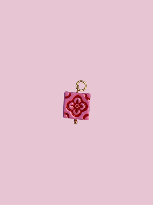 Pink Azulejo Charm