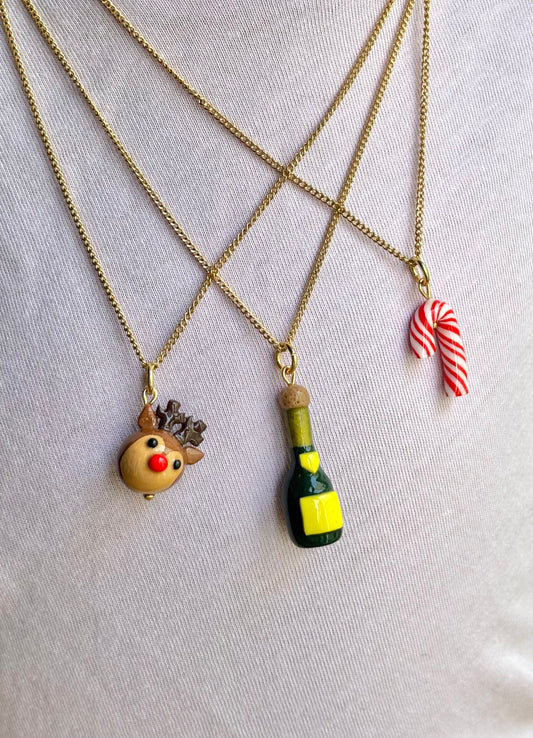 Single Charm Necklace (Christmas)