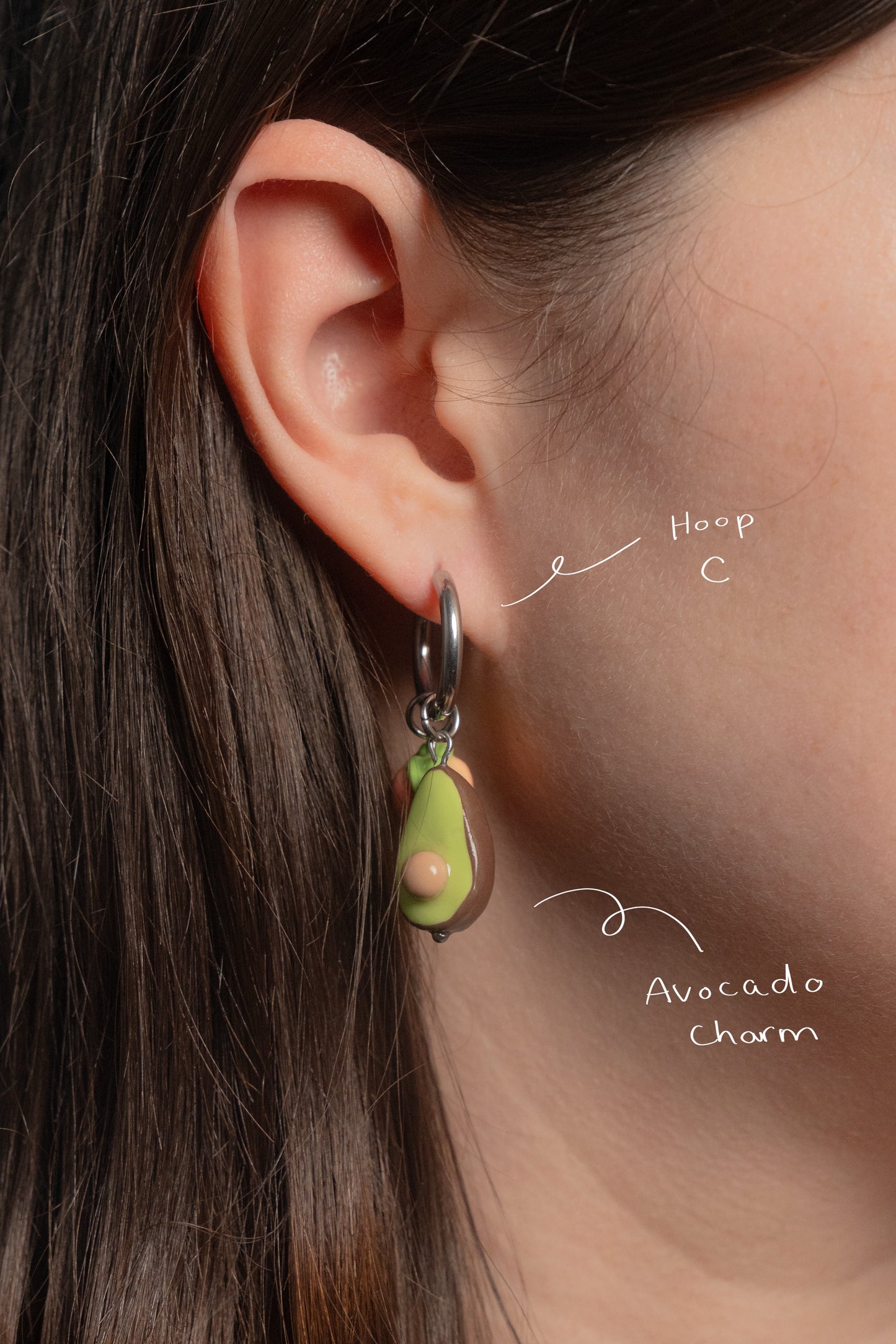 Hoops (without charms) Silver