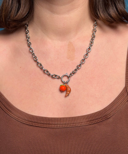 Chain Necklace (for charms) Silver