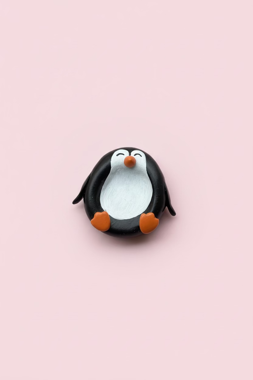 Penguin Worry Stone