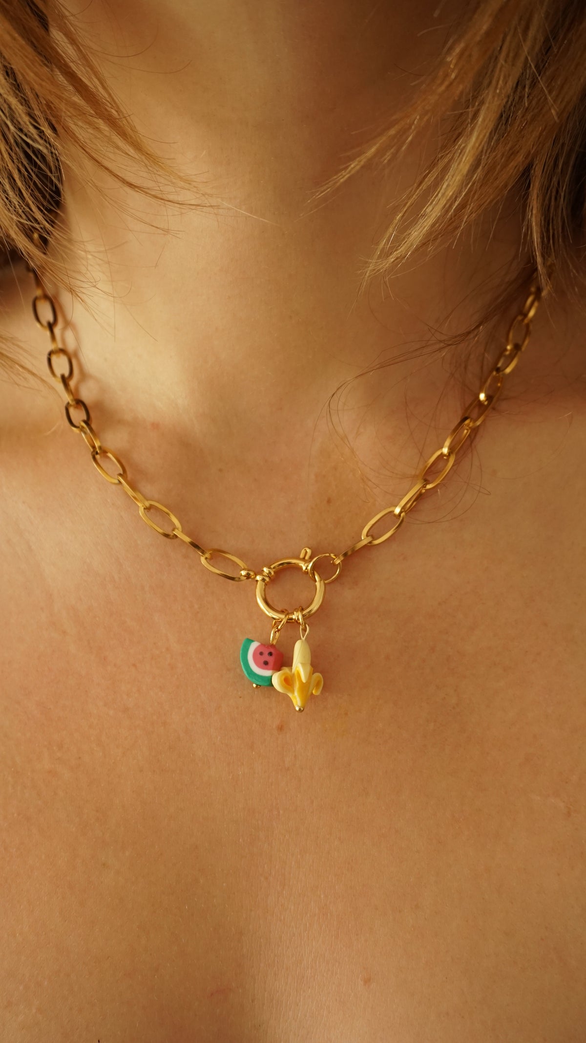 Chain Necklace (for charms) Gold