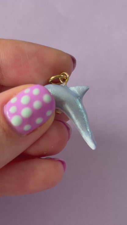 Disco Dolphin Charm